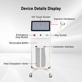 Kuan Technology White Titanium Female Hair Removal Devicee