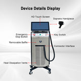 KuAn Technology Titanium Gold Female Soprano Hair Removal Device