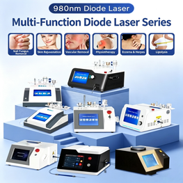 Kuan Technology 980nm+1470nm Six-in-One High-Configuration Multifunctional Laser Therapy Instrument