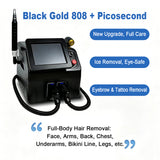 KuAn Technology Black Gold Pico Laser + 808 Hair Removal